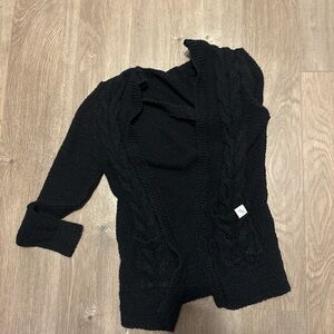 Abercrombie & Fitch Black Cardigan Sweater